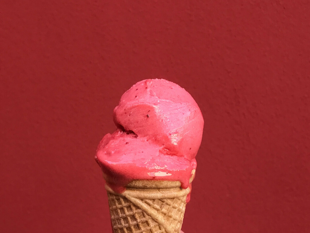 Strawberry Rhubarb Sorbet