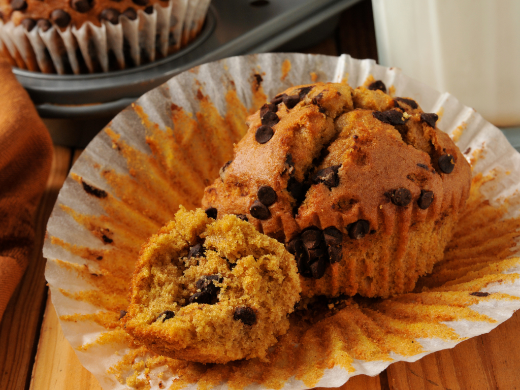Chocolate Chip Pumpkin Muffins