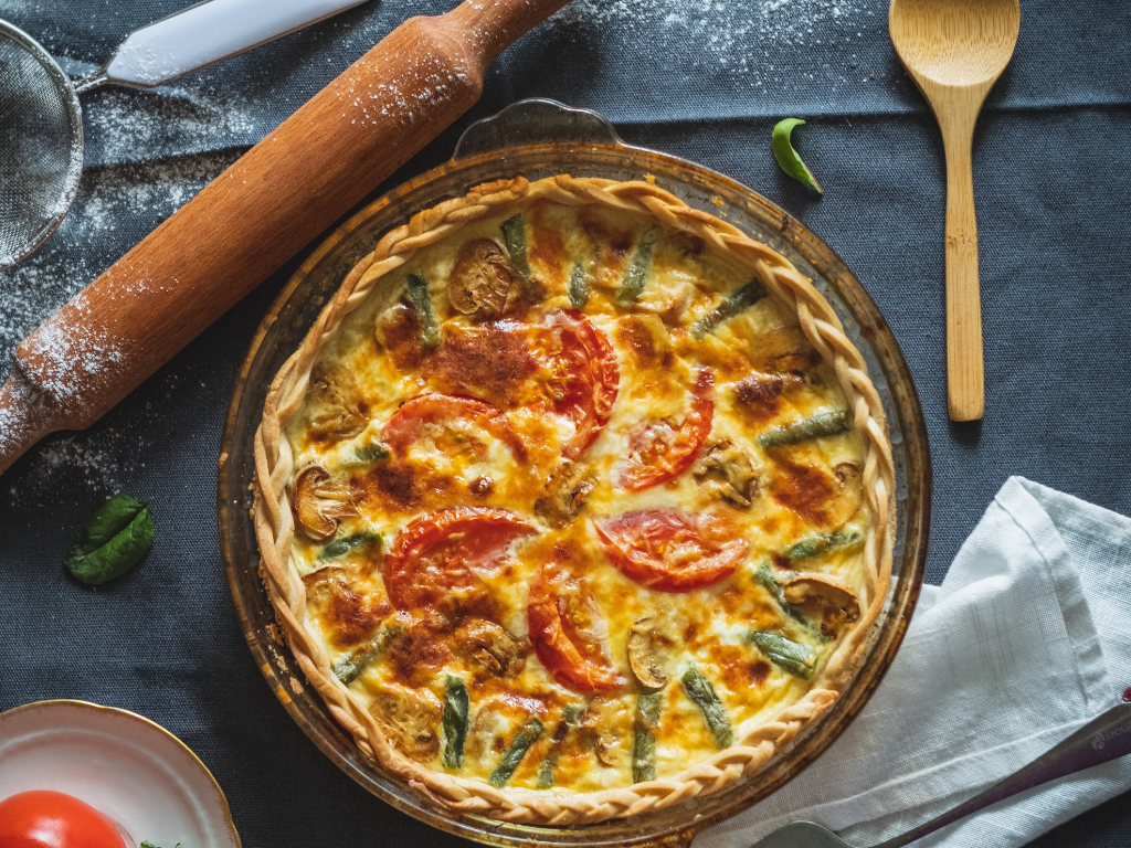 Easter Quiche (Vegetarian)