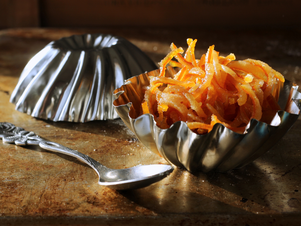 Homemade Candied Mandarin Peels