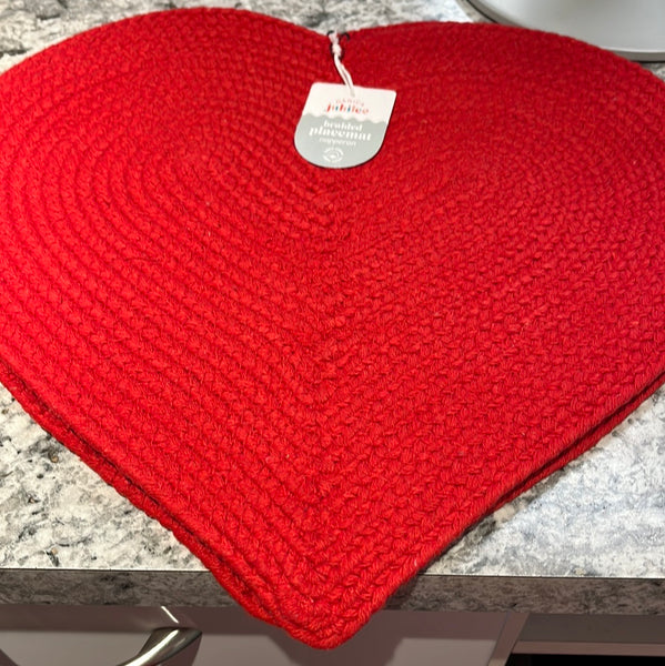 Braided Heart Placemat