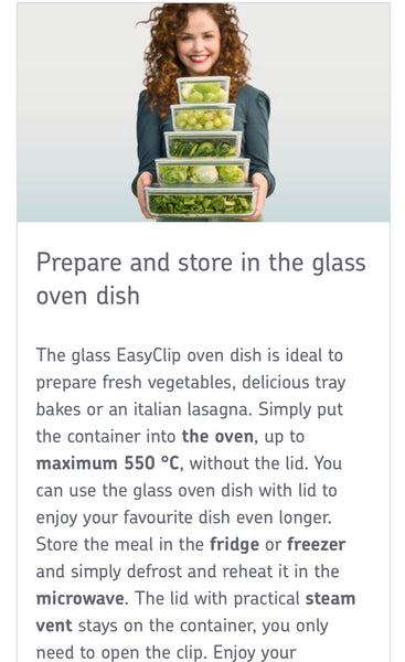 EASYCLIP Rectangular Glass Box