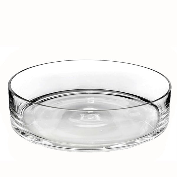 Low Glass Salad Bowl 30cm