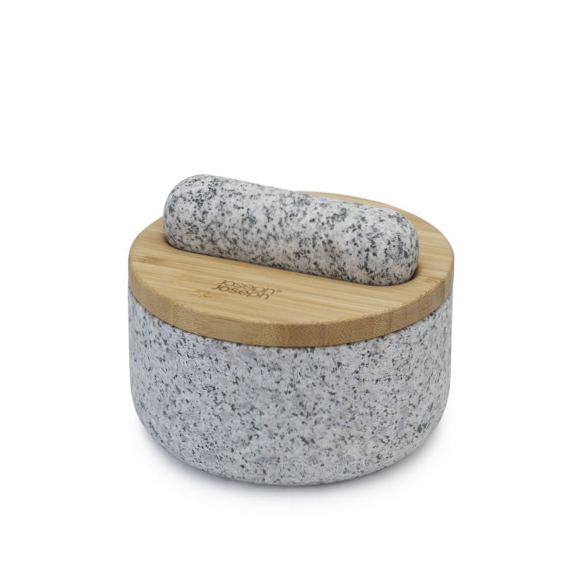 Dash Granite Pestle and Mortar with Bamboo Lid