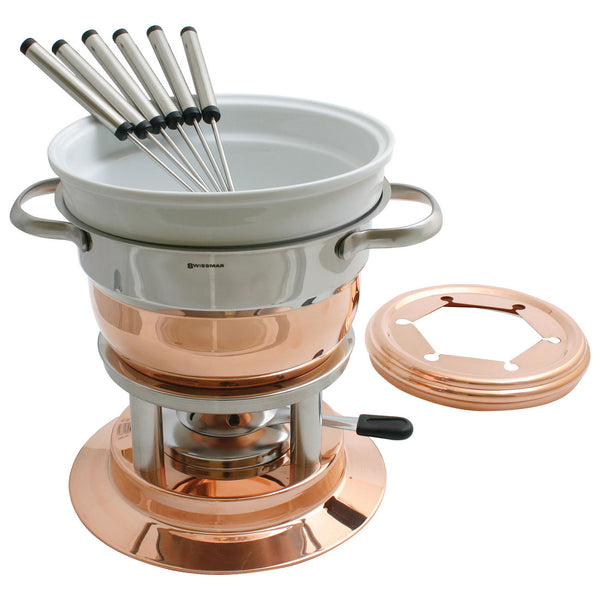 Lusanne 11 pc Copper Fondue Set