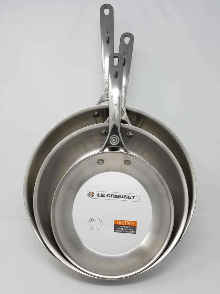 Le Creuset Stainless Steel Fry Pans