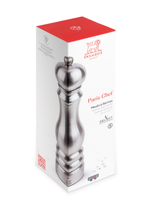 Paris Chef u'Select Salt & Pepper Mills (Stainless Steel)