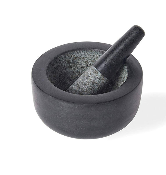 Black Granite Mortar & Pestle 7”