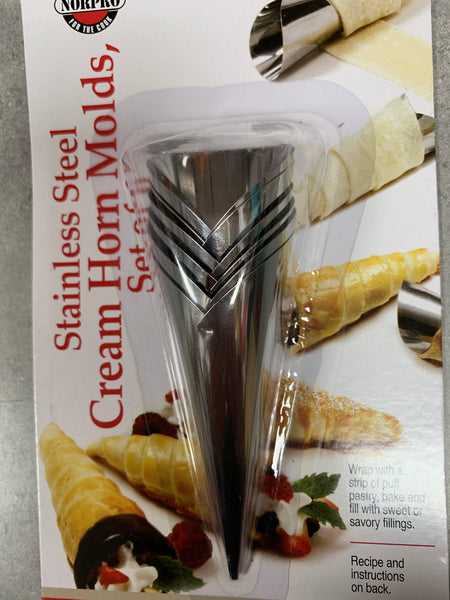 Stainless Steel Cream Horn Molds