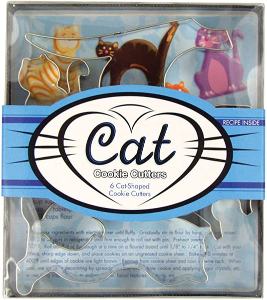 Cat cookie cutter set five piece