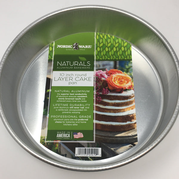 Naturals Aluminum 10" Round Cake Pan