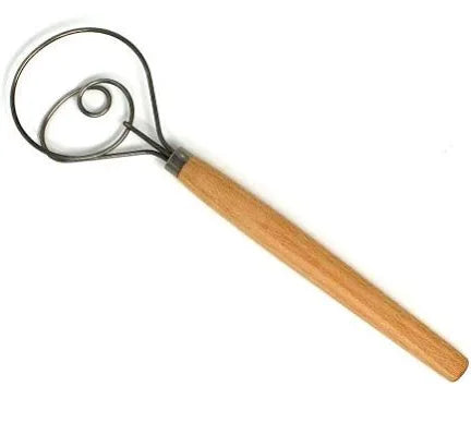 12” Scandinavian Dough Whisk