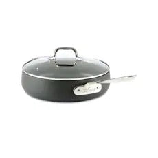 HA1 Hard Anodized Nonstick 4-Qt Saute Pan w/Lid