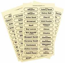 Clear space labels