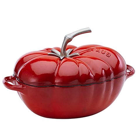 Staub Cast-Iron Tomato Cocotte