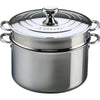 Le Creuset Stainless Steel 8.3 L Stockpot with Pasta Insert