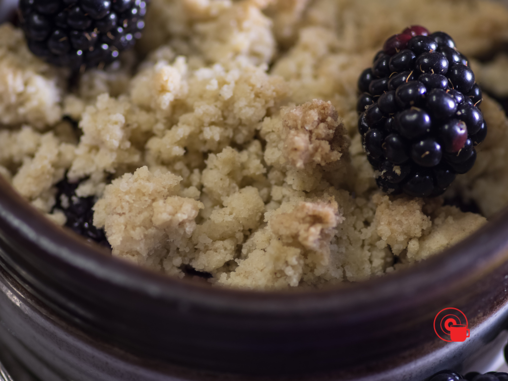 Individual Blackberry Crumble