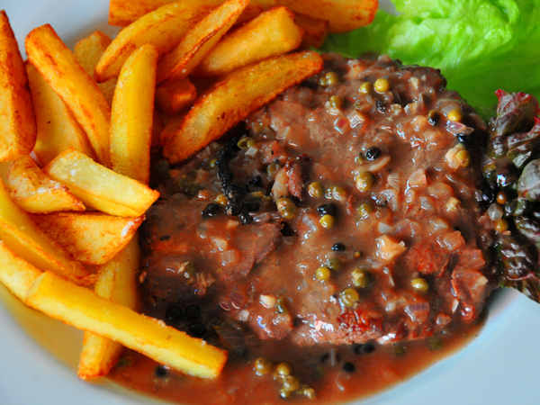 Steak au Poivre for Father's Day