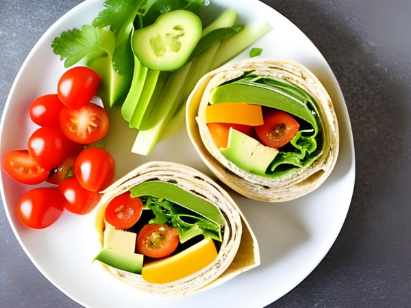 Healthy Back-to-Reality Lunch Recipe: Veggie Wrap