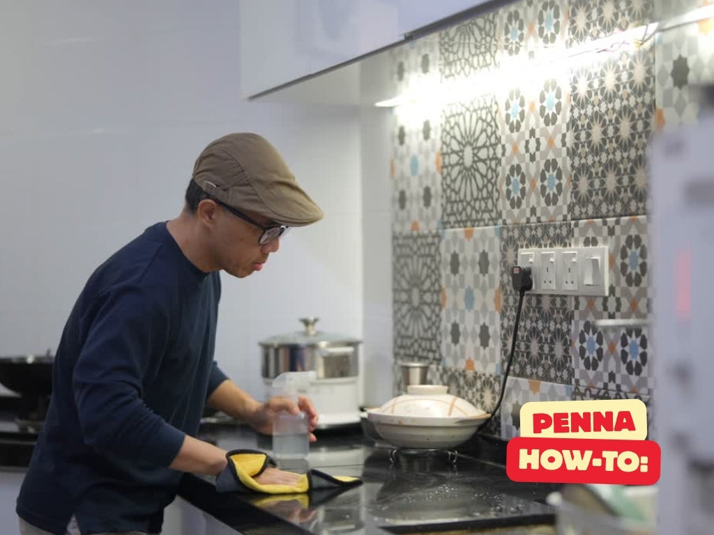Penna How-to: Clean Quartz Countertops
