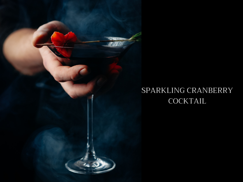 Spellbinding Sparkling Cranberry Cocktail