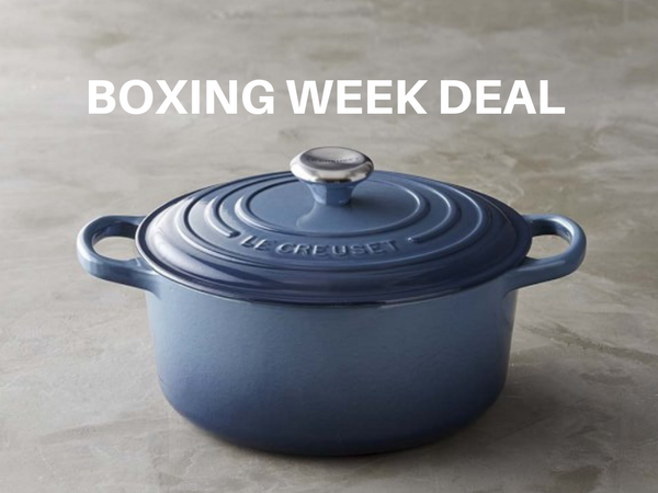 Incredible Boxing Week Sale: Select Marine Blue Le Creuset