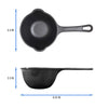 0.4L Cast Iron Saucepan