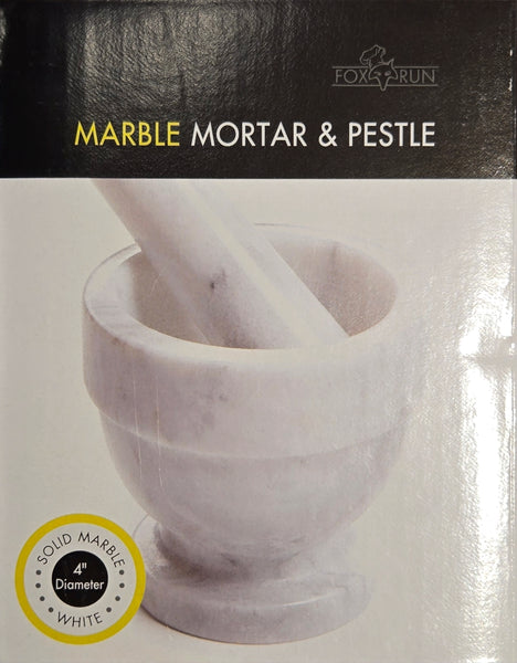 Marble Mortar and Pestle 4"