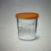 Jam Jar with Orange Lid
