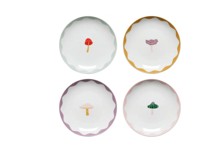 Appie plates mushrooms