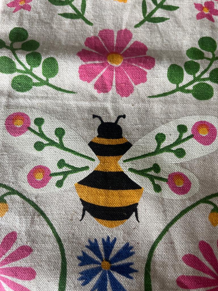Danica Linen Blend Printed Dishtowel