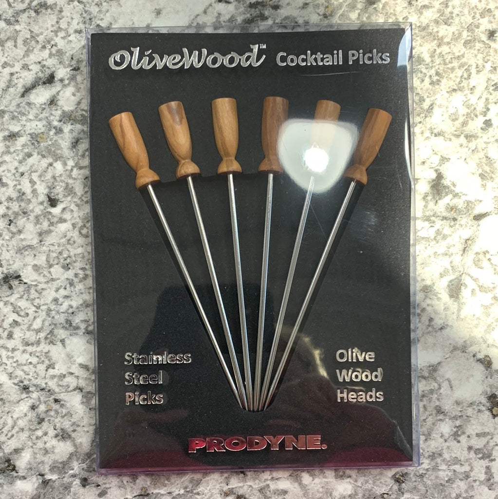 Olivewood Cocktail Picks