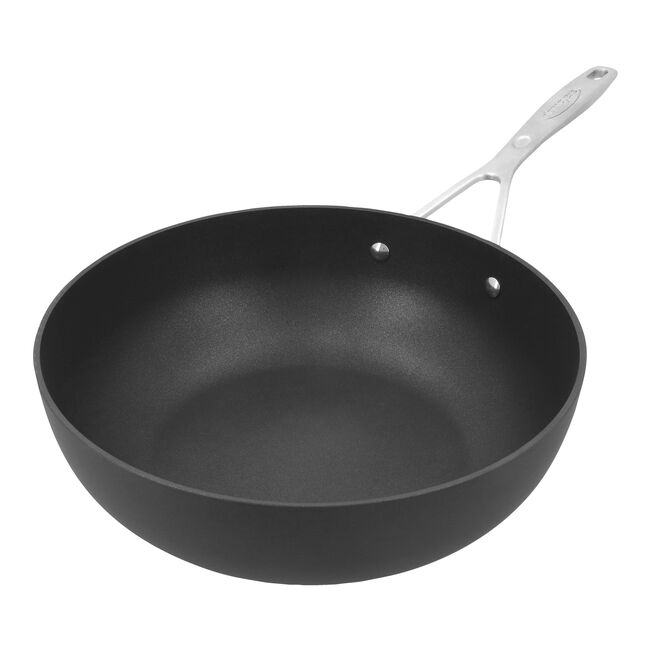 Alu Industry 3 Flat Bottom Wok 28cm  IN STORE ONLY