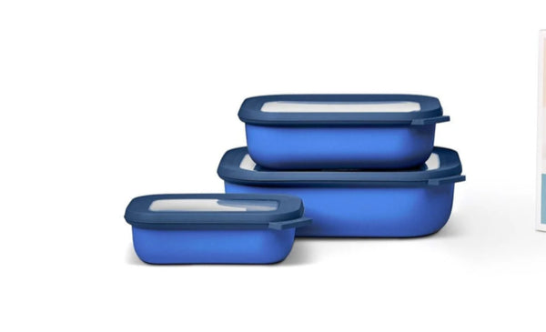 Mepal Rectangular Storage Containers Denim