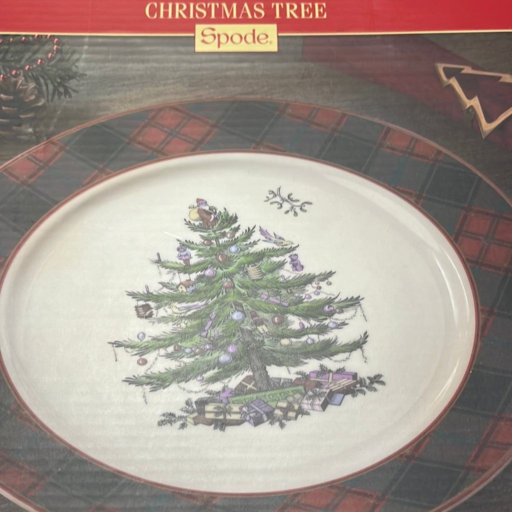 12” Tartan Buffet Plate