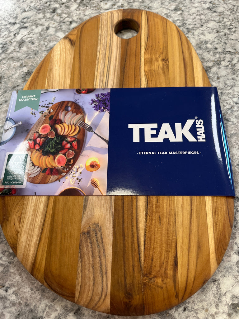 Oval Teak Board