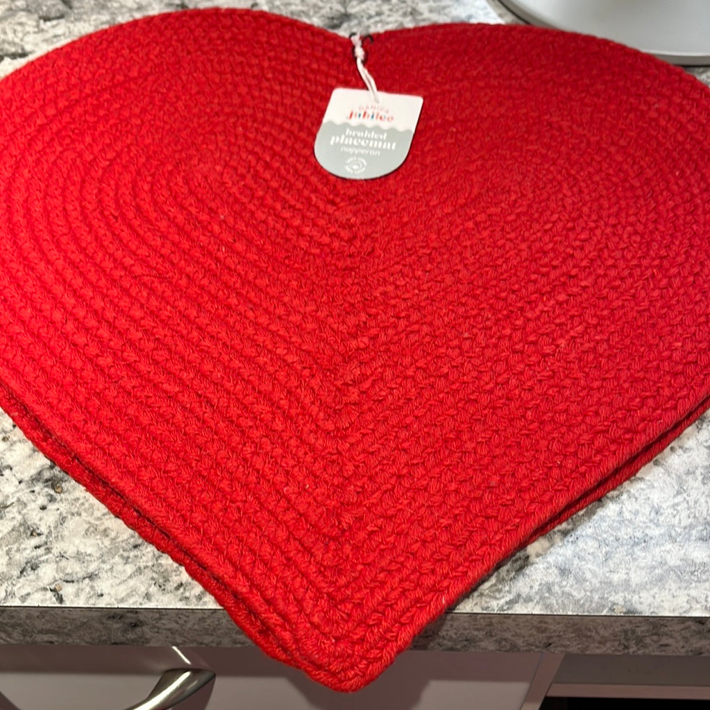 Braided Heart Placemat