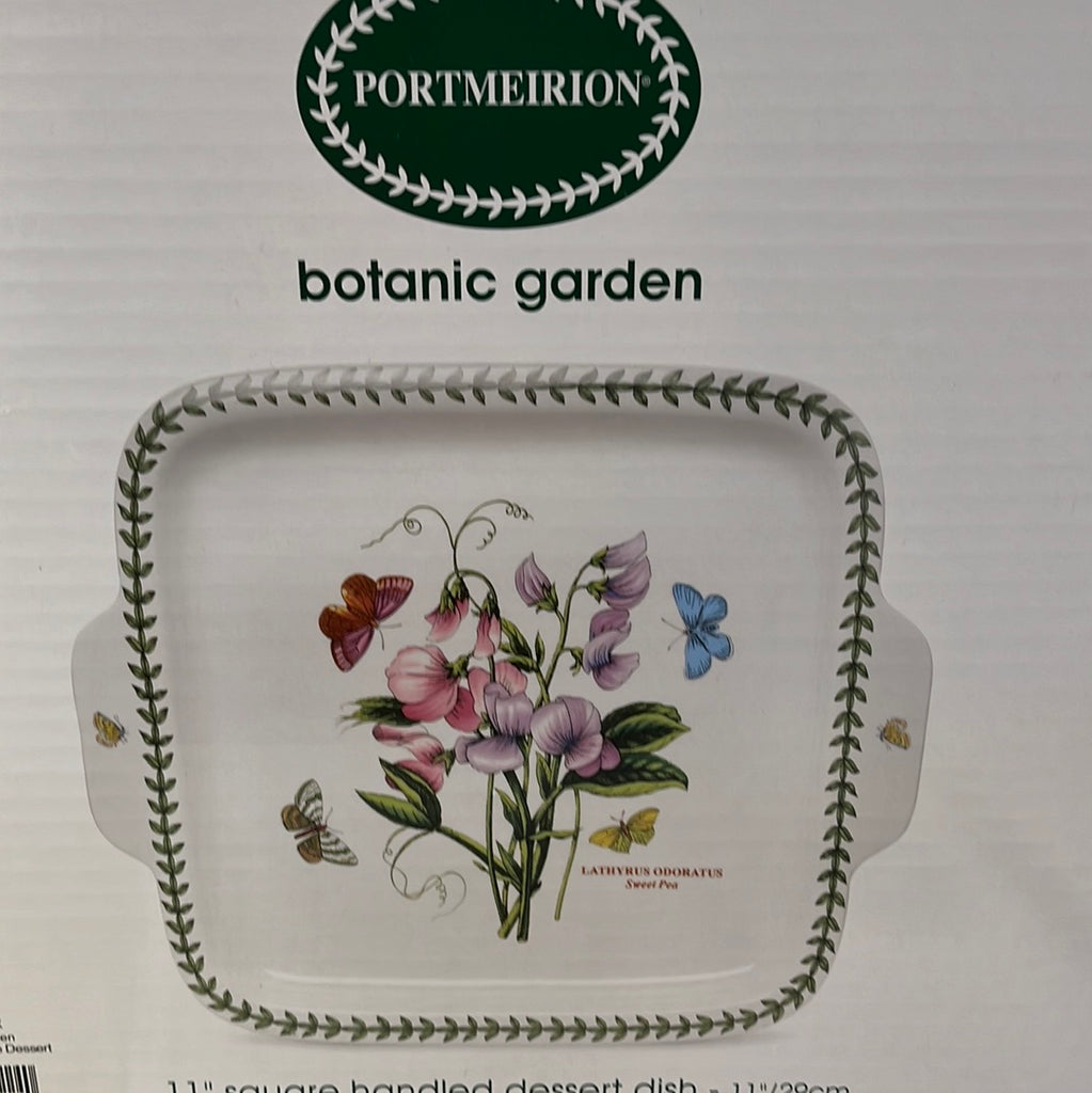 Botanic Garden Square Dessert Dish