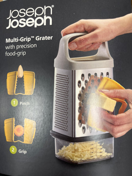 Multi-Grip Grater with precision food-grip