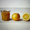 Jam Jar with Orange Lid