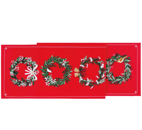 Table Runner Wreaths