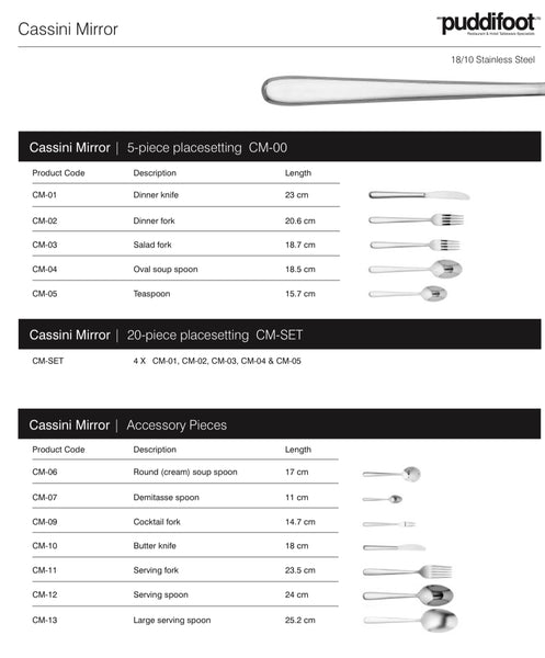 Cassini Cutlery Mirror