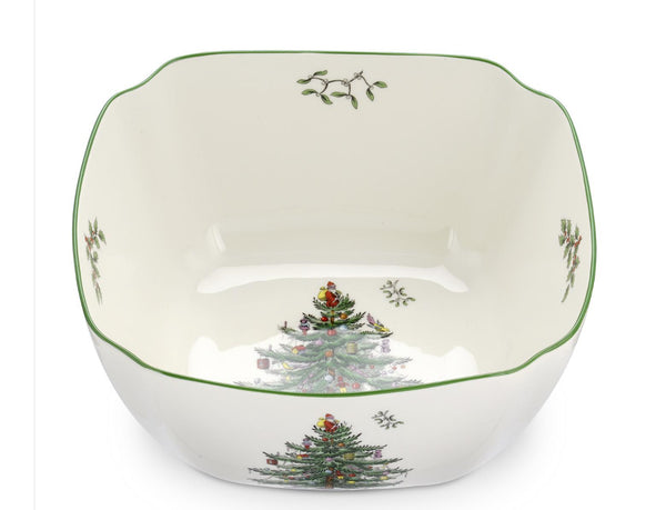 Spode Christmas Large 10” Square Bowl