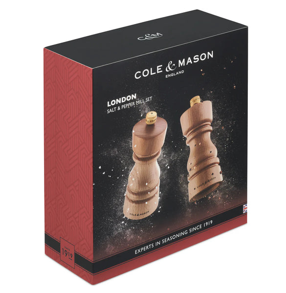 C&M London Salt and Pepper Mill Set 13cm
