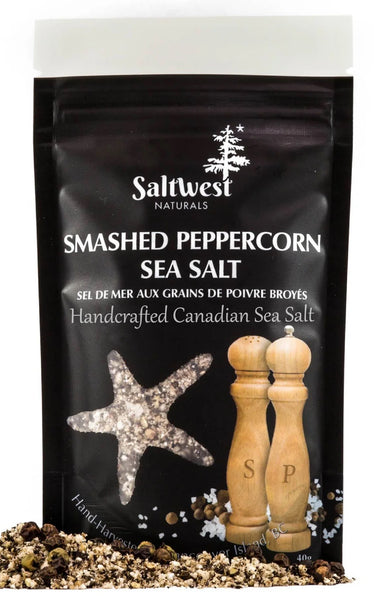 Smashed Peppercorn Sea Salt