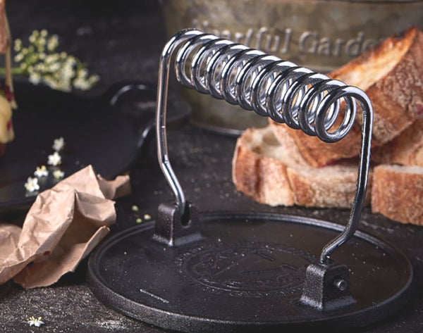 Seasoned Cast Iron Burger Press