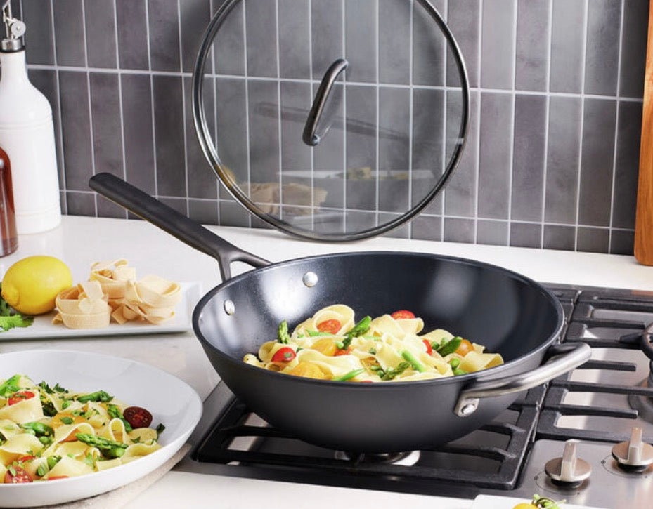 Milano Ceramic N/S 30cm Wok w/Lid