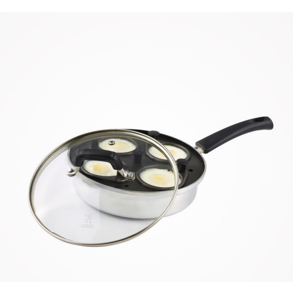 Aluminum Egg Poacher Pan