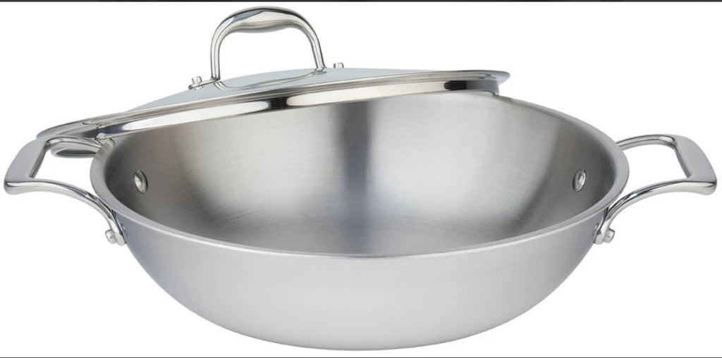 SuperSteel 32cm Wok w/lid