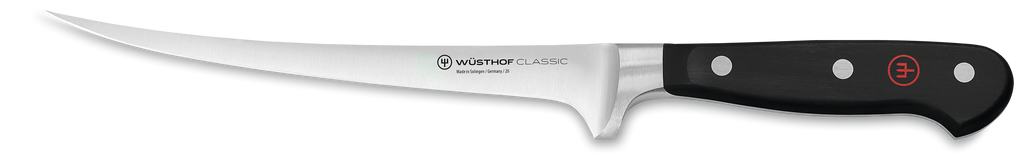 Wusthof Classic 7” Flex. Fillet Knife, Curved Fish
